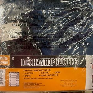 Brand New Woman’s Medium Sexy Cop Costume. Size M 6-8